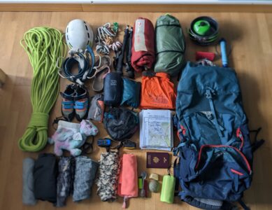 Bivouac sur plusieurs jours : Contenu du sac-à-dos